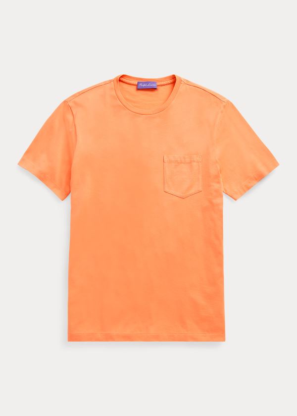 T Shirt Ralph Lauren Relaxed Fit Pocket Homem 15476-PYAI